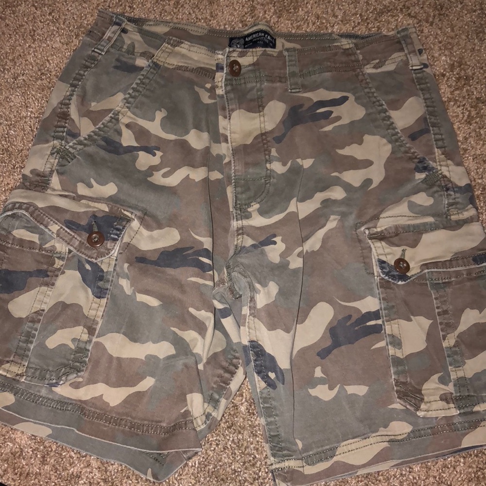 Camo Cargo Shorts